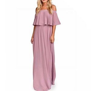 Show Me Your MuMu | Hacienda Maxi Dress (Antique Rose)